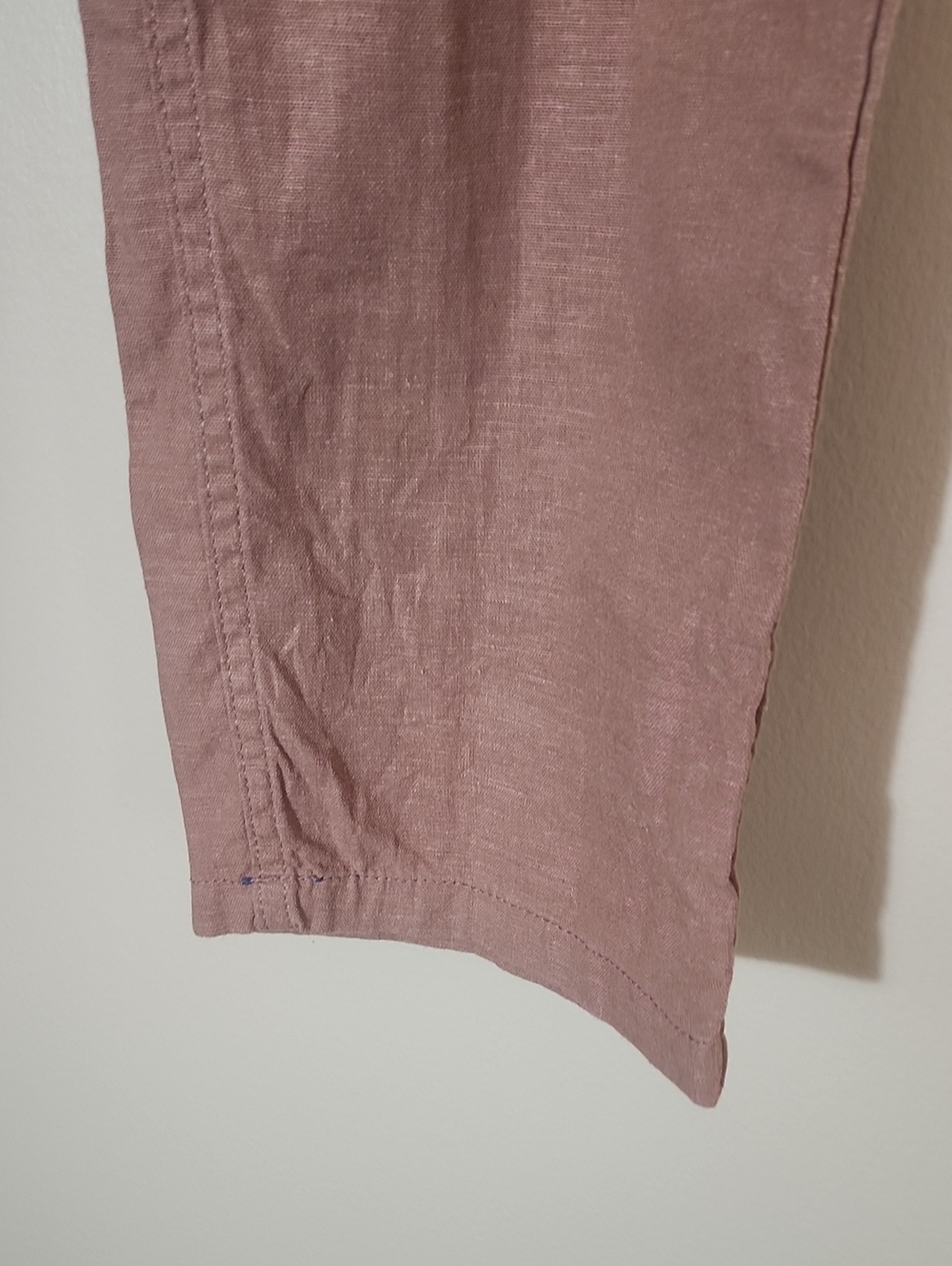 Mugsy Men's Casual Chinos in Dusty Rose - Slim Straight Fit/Size 34X30 - Picture 4 of 7